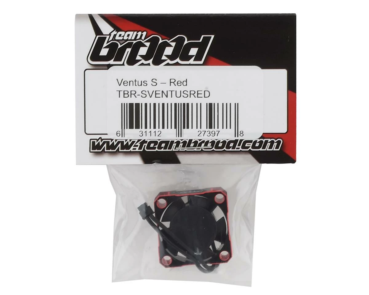 Team Brood Ventus S Aluminum 25mm Cooling Fan (Red) - Image 2
