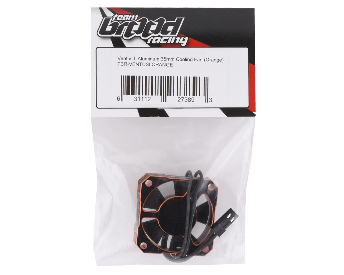 Team Brood Ventus L Aluminum 35mm Cooling Fan (Orange) - Image 2