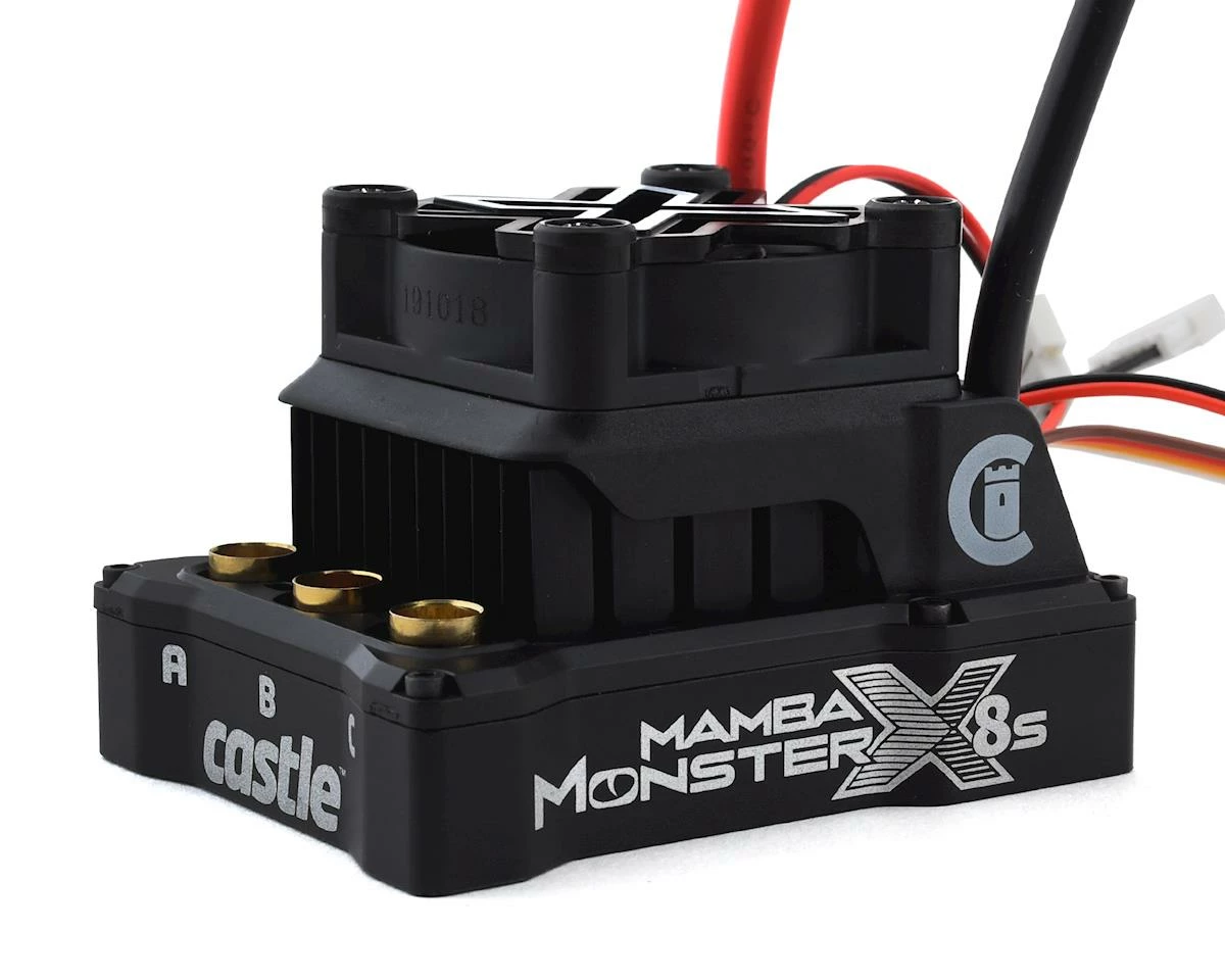 Castle Creations Mamba Monster X 8S 1/6 ESC/Motor Combo W/1717 Sensored Motor (1650kV) - Image 2