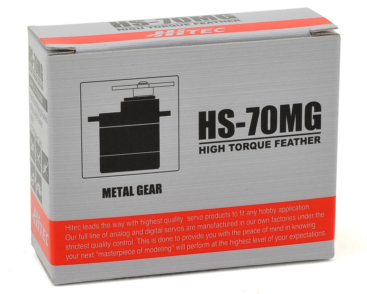 Hitec HS-70MG Analog Ultra Torque Metal Gear Feather Servo - Image 3