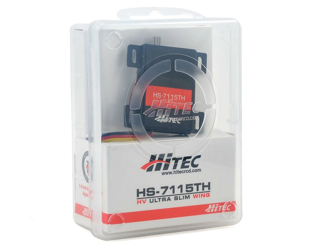 Hitec HS-7115TH Ultra Premium High-Voltage Titanium Gear Slim Wing Servo - Image 3