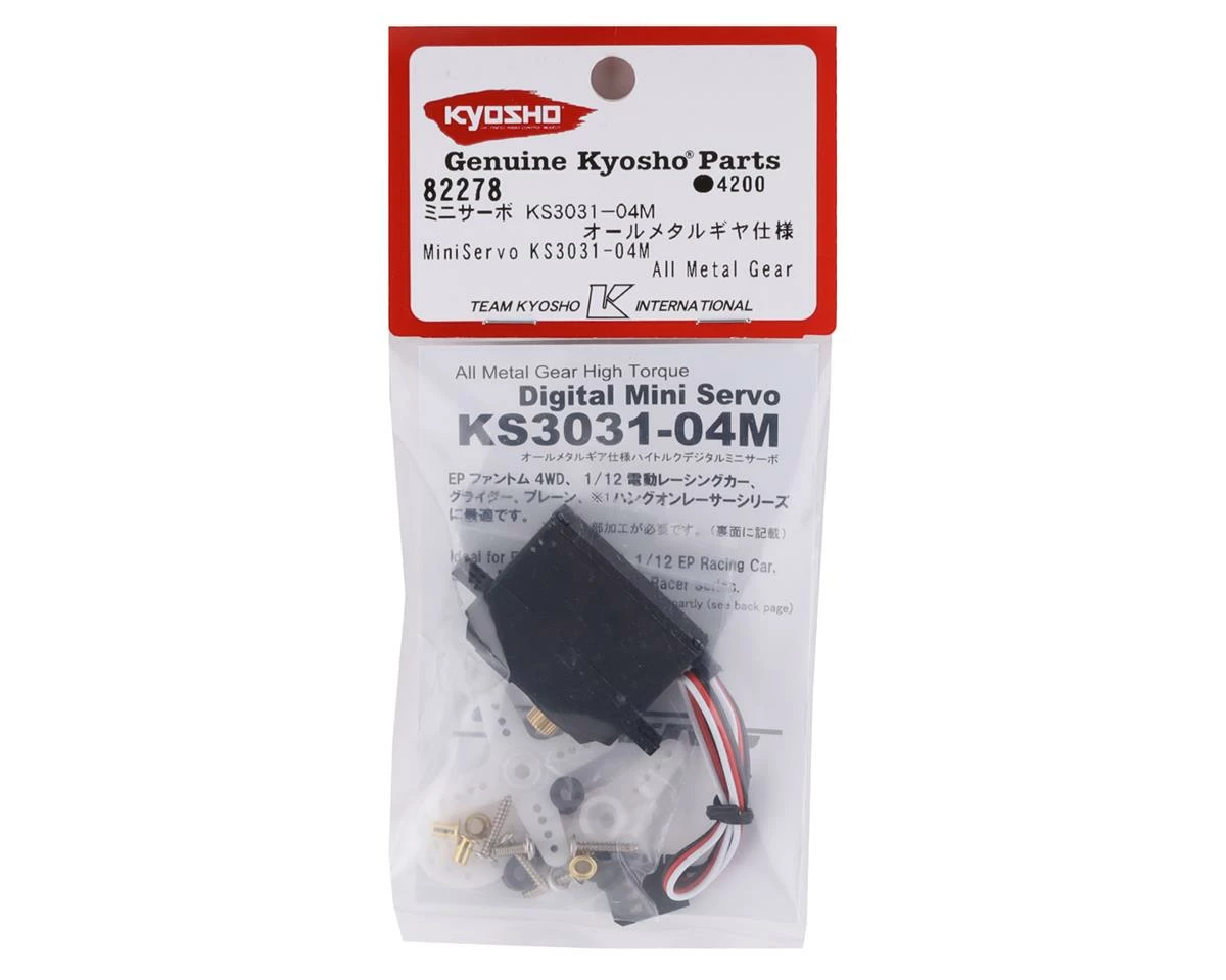 Kyosho KS3031-04M High Torque Metal Gear Digital Mini Servo - Image 3