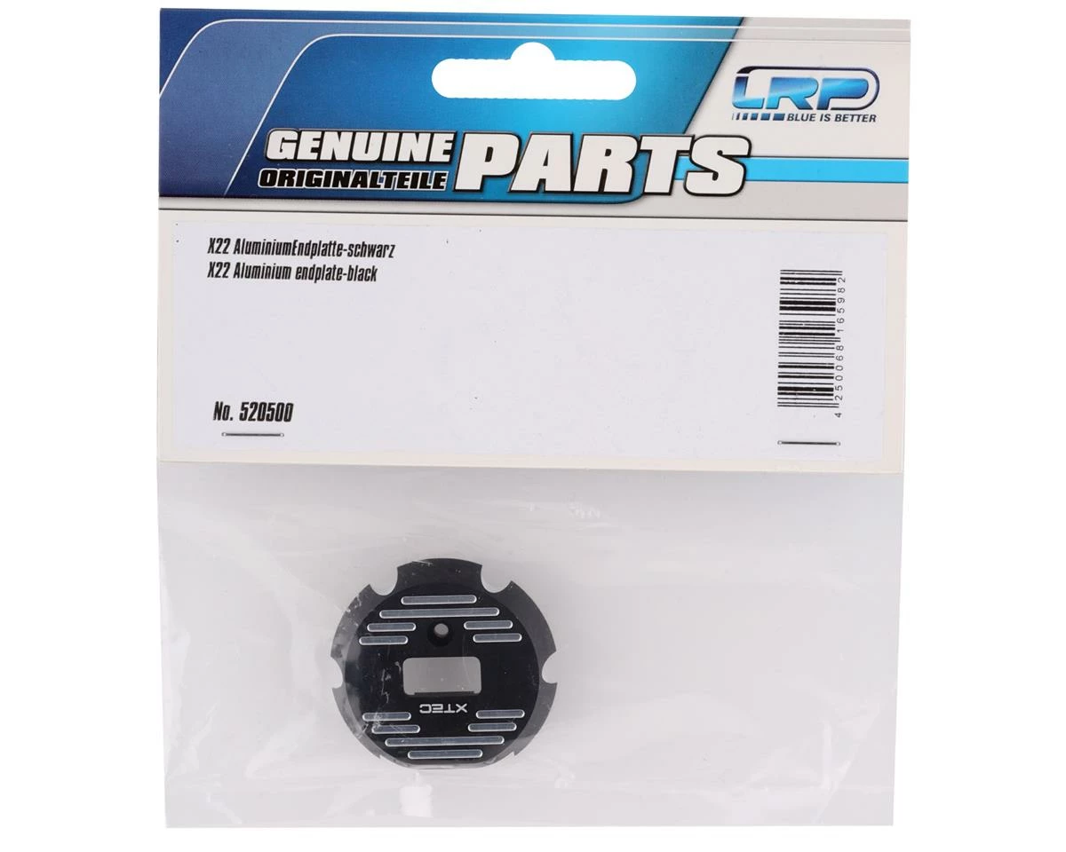 LRP X22 Aluminum Endplate (Black) 4 LRP X22 Aluminum Endplate (Black) - Image 2