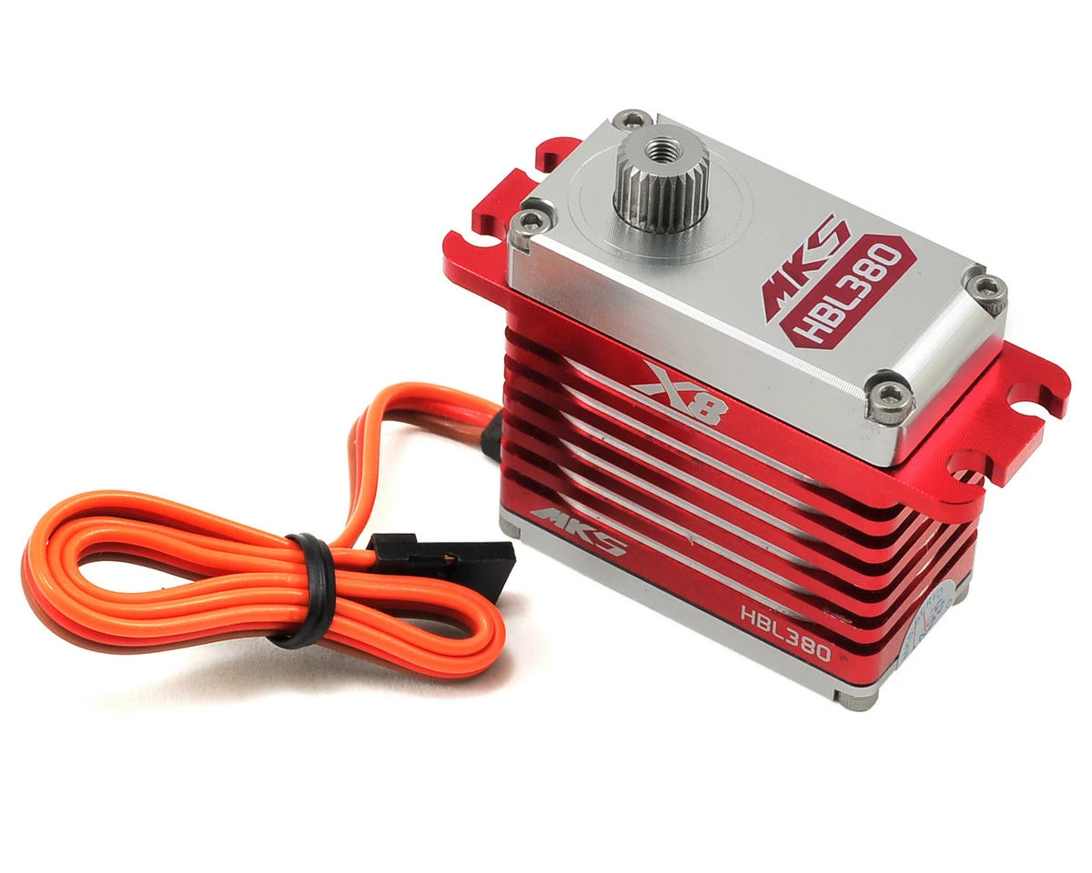 MKS Servos X8 HBL380 Brushless Ti-Gear High Torque Large Scale Servo (High Voltage)