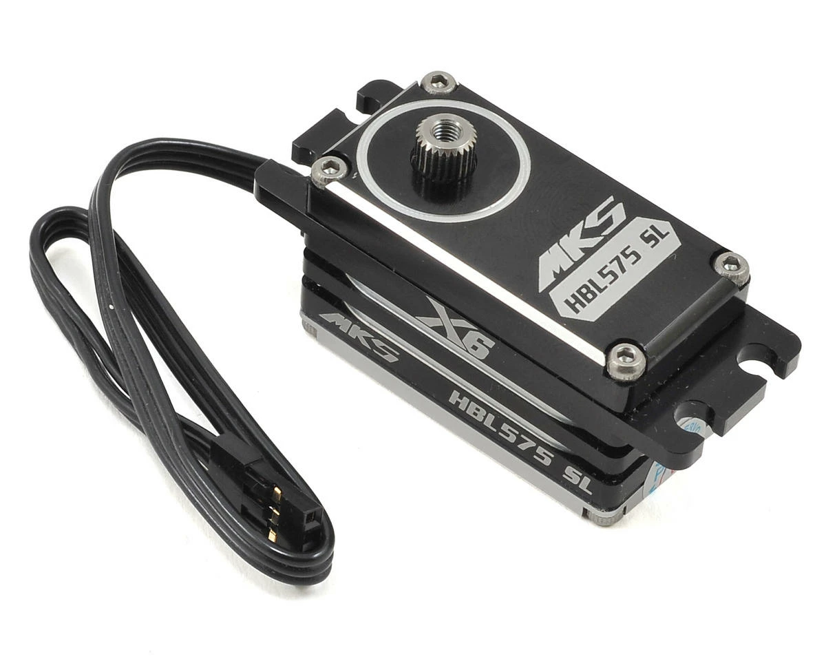 MKS Servos X6 HBL575SL Brushless Titanium Gear Low Profile Digital Servo (High Voltage)