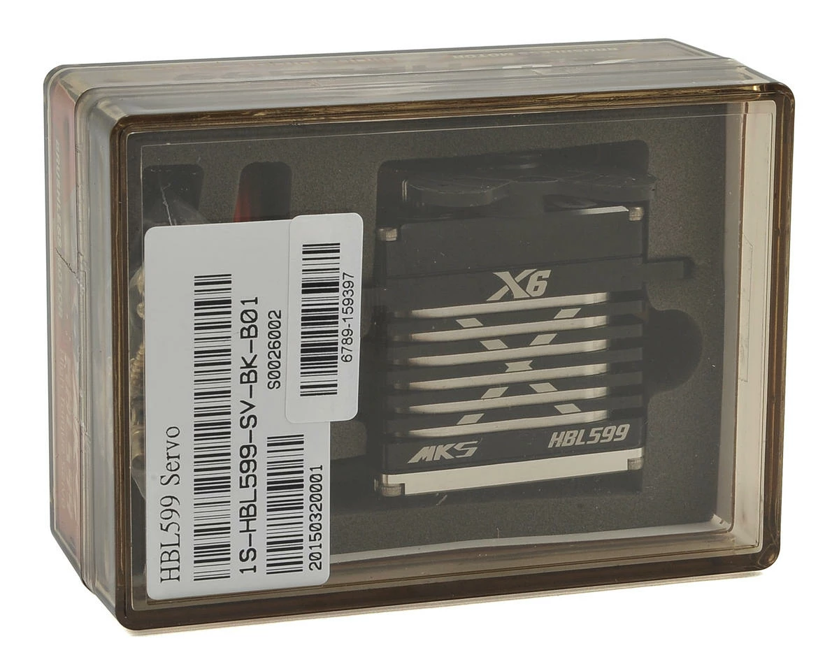 MKS Servos X6 HBL599 Brushless Titanium Gear High Torque Digital Servo (High Voltage) - Image 3