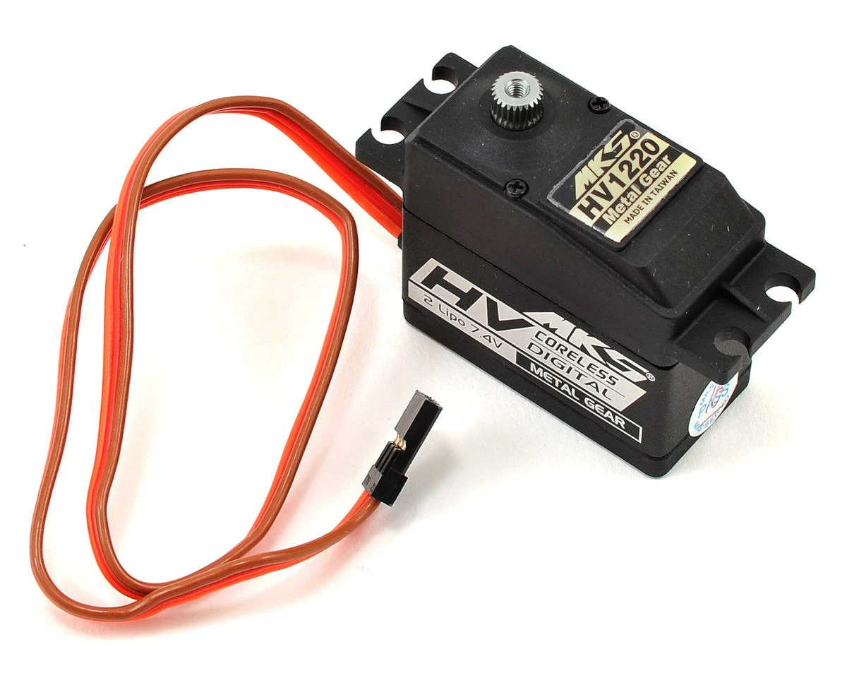 MKS Servos HV1220 Titanium Gear Ultra High Torque Standard Digital Servo (High Voltage)