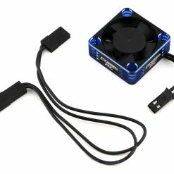 Protek RC 30x30x10mm Aluminum High Speed HV Cooling Fan (Blue/Black)