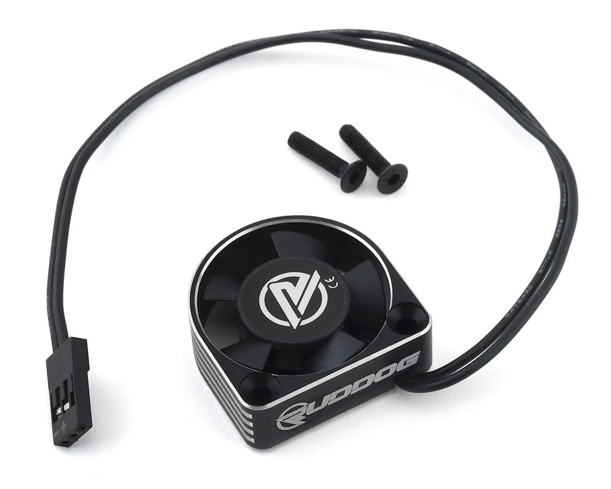 Ruddog 30mm Aluminum HV High Speed Cooling Fan (Black)
