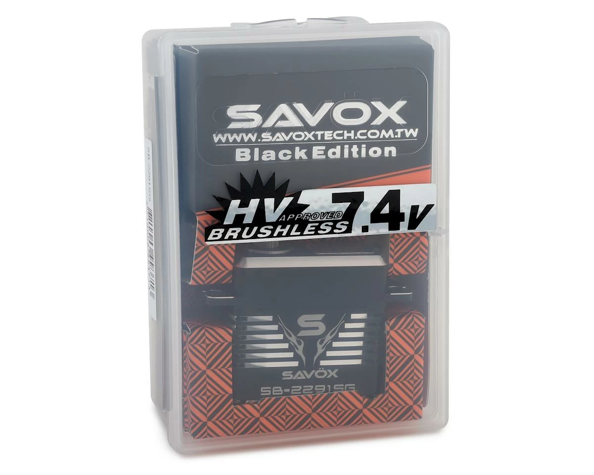 Savox SB-2291SG Black Edition Monster Speed Brushless Steel Gear Servo (High Voltage) - Image 3