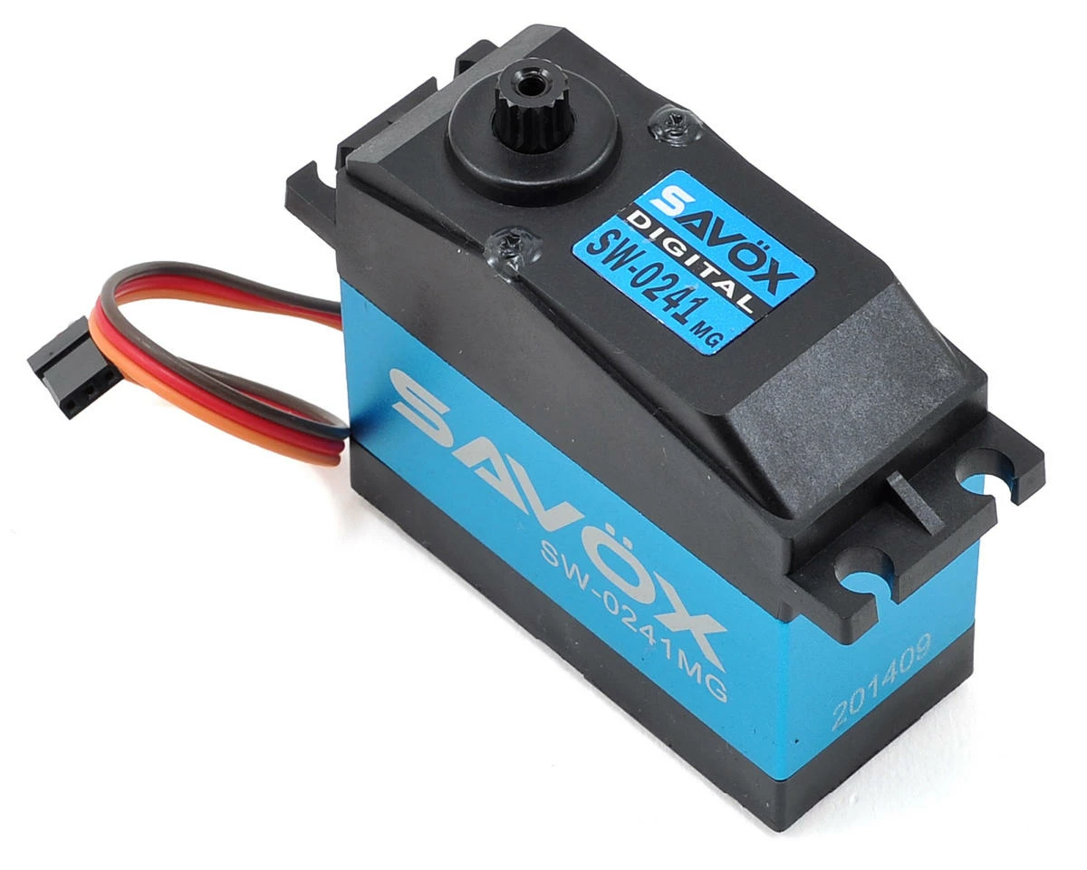 Savox SW-0241MG "Super Torque" Waterproof Digital 1/5 Scale Servo (High Voltage) 3 Savox SW-0241MG "Super Torque" Waterproof Digital 1/5 Scale Servo (High Voltage)