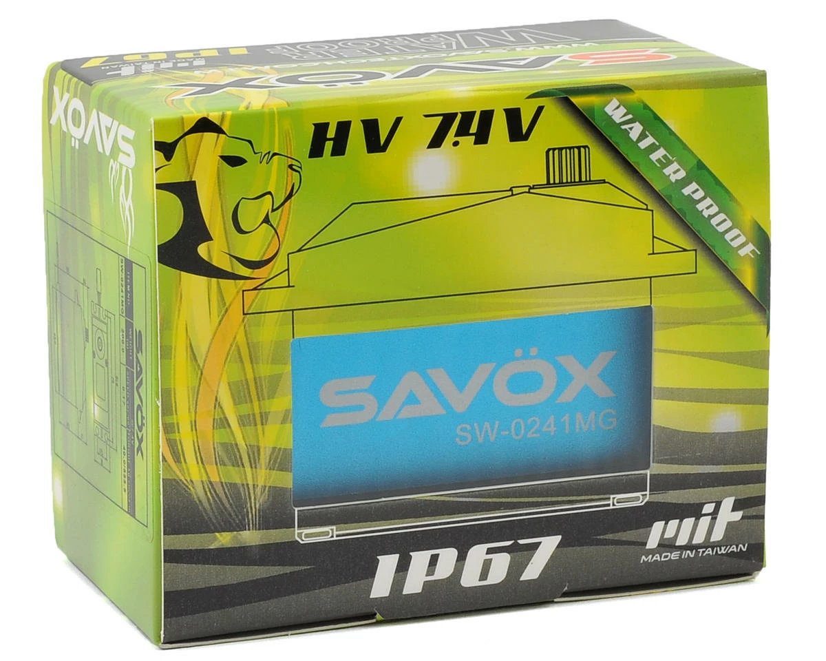 Savox SW-0241MG "Super Torque" Waterproof Digital 1/5 Scale Servo (High Voltage) 5 Savox SW-0241MG "Super Torque" Waterproof Digital 1/5 Scale Servo (High Voltage) - Image 3
