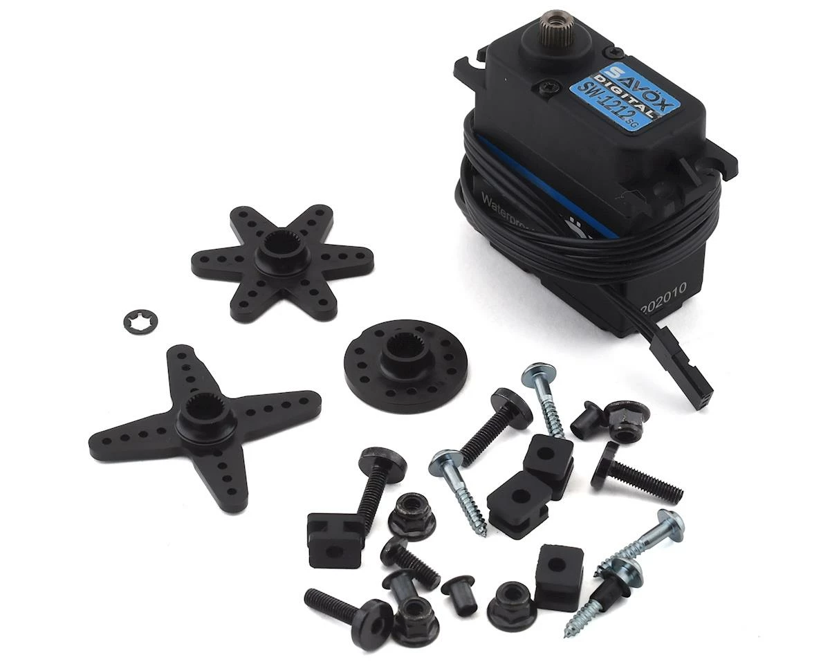 Savox SW-1212SG Black Edition Waterproof Digital Servo (High Voltage) 3 Savox SW-1212SG Black Edition Waterproof Digital Servo (High Voltage)