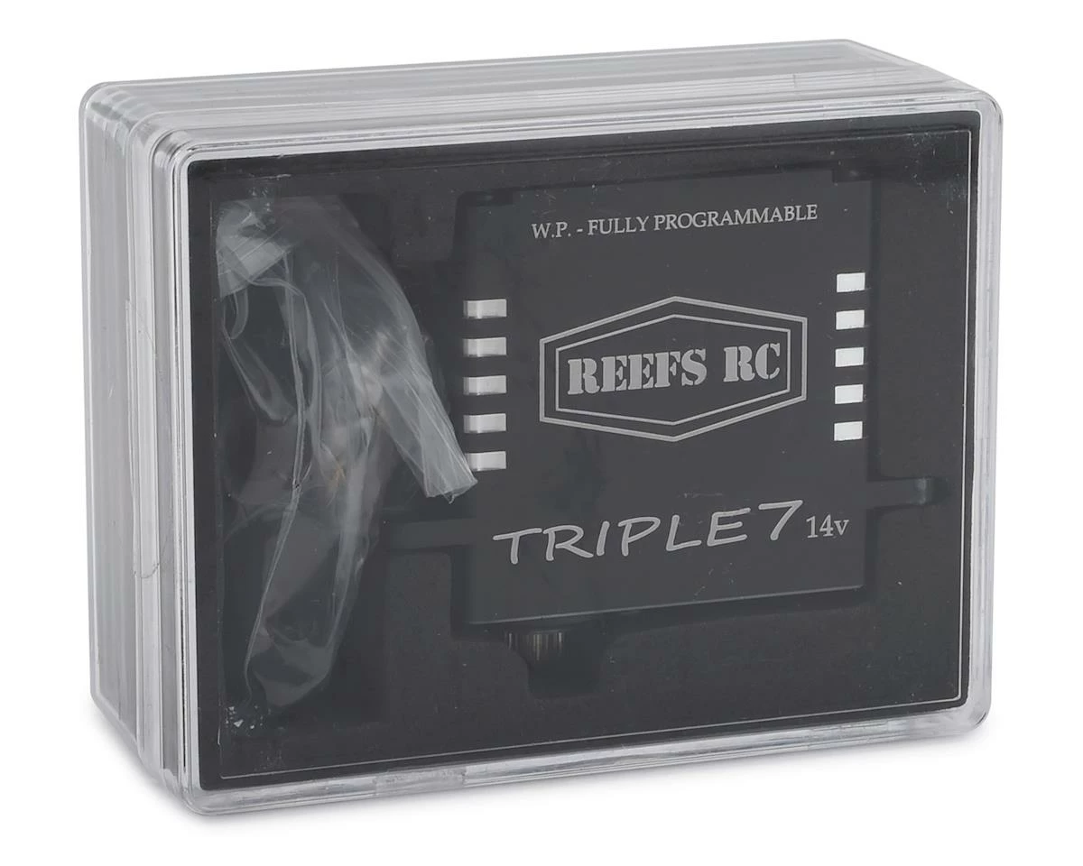 Reefs RC Triple7 14V Programable High Torque Steel Gear Digital Servo (High Voltage) 5 Reefs RC Triple7 14V Programable High Torque Steel Gear Digital Servo (High Voltage) - Image 3