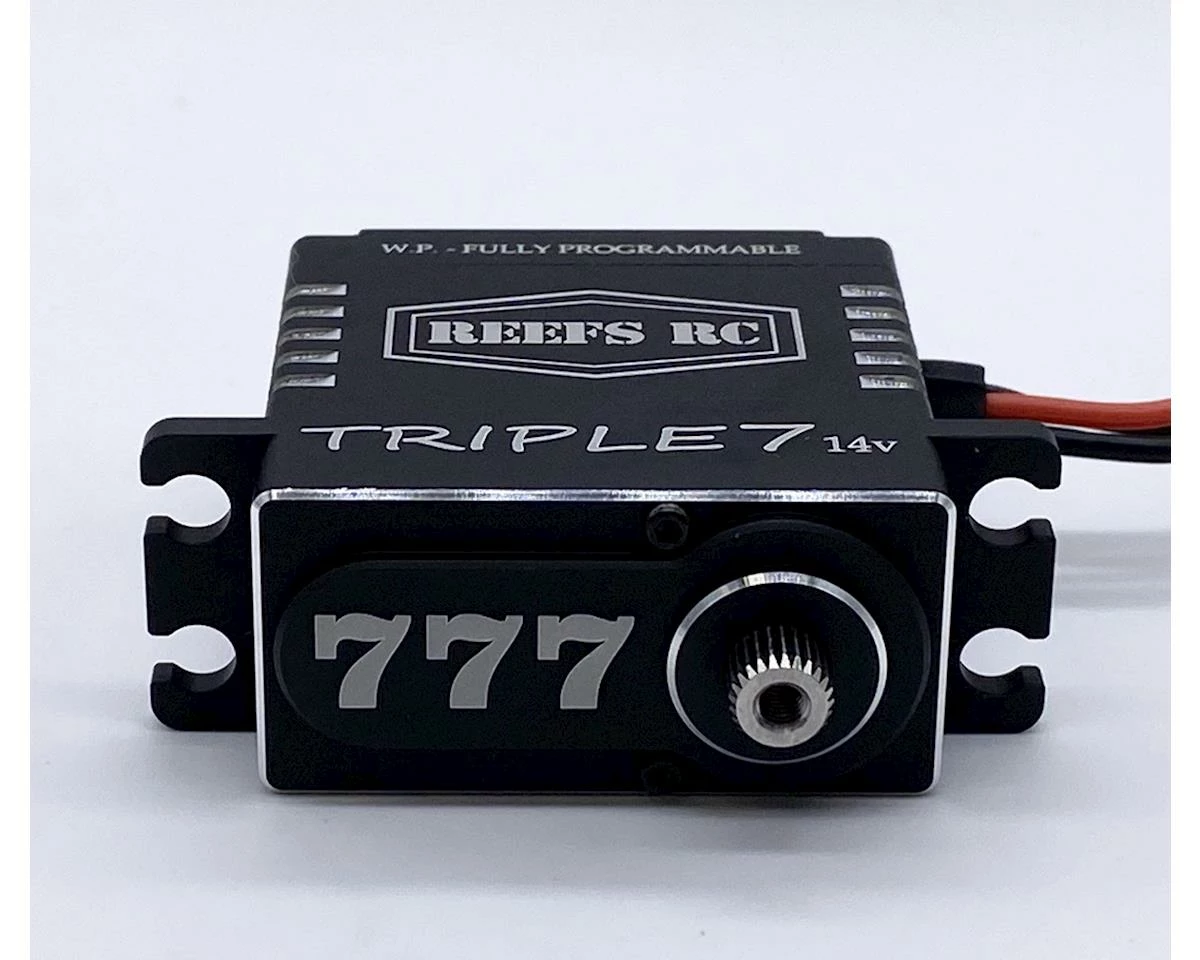 Reefs RC Triple7 14V Programable High Torque Steel Gear Digital Servo (High Voltage) 6 Reefs RC Triple7 14V Programable High Torque Steel Gear Digital Servo (High Voltage) - Image 4
