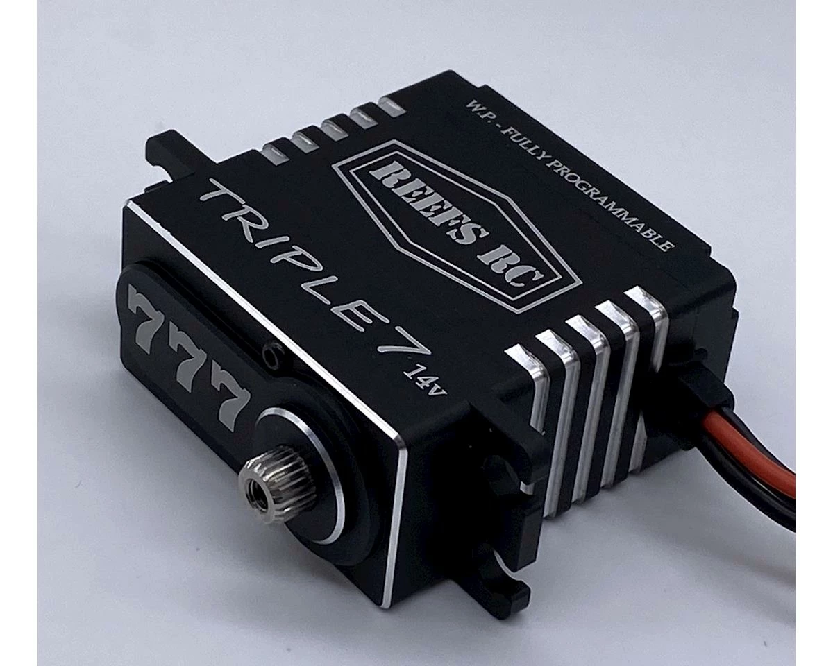 Reefs RC Triple7 14V Programable High Torque Steel Gear Digital Servo (High Voltage) 7 Reefs RC Triple7 14V Programable High Torque Steel Gear Digital Servo (High Voltage) - Image 5