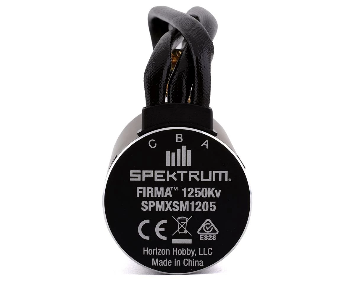 Spektrum RC Firma 4-pole Brushless Motor W/8mm Shaft (1250Kv) - Image 2