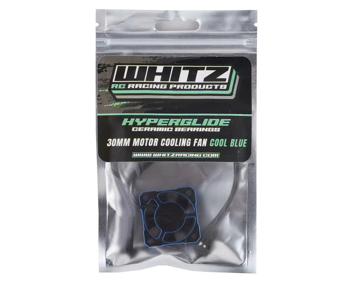 Whitz Racing Products 30mm HyperCool Aluminum Cooling Fan (Black/Blue) - Image 2