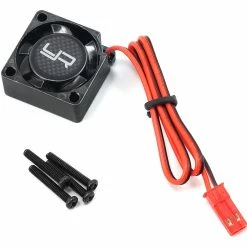 YEAH RACING 25x25x10mm Tornado High Speed Fan (Black)