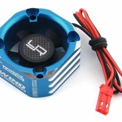 YEAH RACING 30x30 Aluminum Case Booster Fan (Blue)