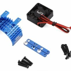 YEAH RACING 540/550 Aluminum Heat Sink W/30mm High Speed Tornado Fan (Blue)