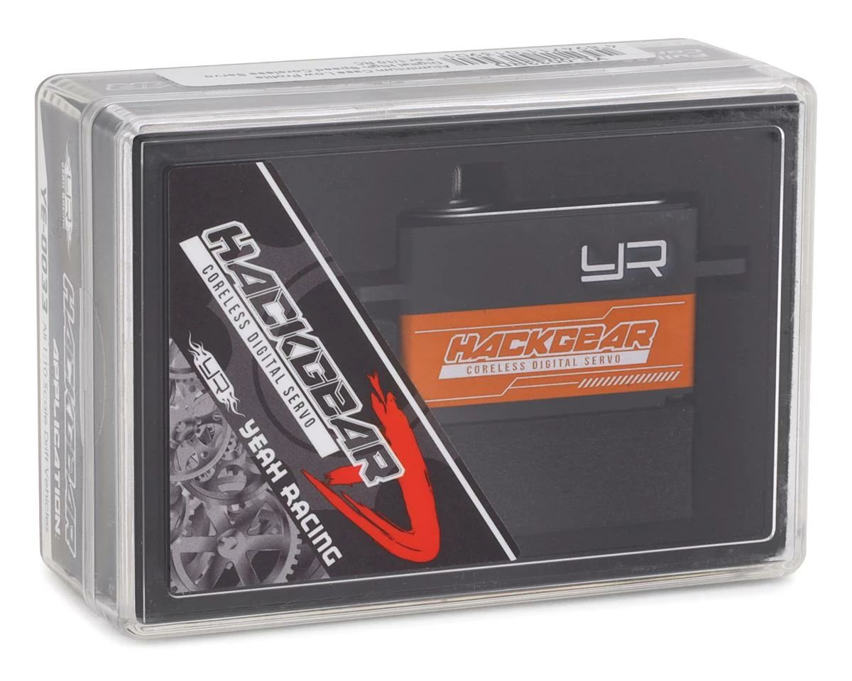 YEAH RACING 10kg Low Profile Coreless Metal Gear Servo (Orange) (High Voltage/Metal Case) - Image 3