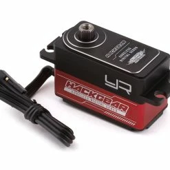 YEAH RACING 10kg Low Profile Coreless Metal Gear Servo (Red) (High Voltage/Metal Case)