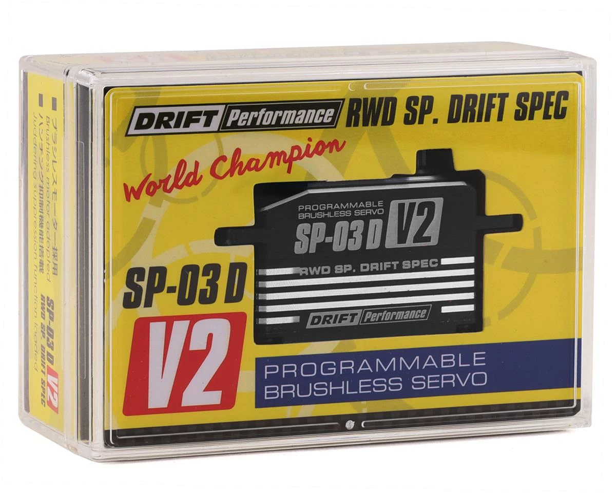 Yokomo SP-03 D V2 Programable Brushless Drift Servo (Black) (High Voltage) - Image 2